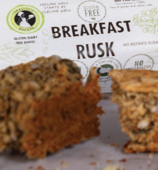 Wholesale Gluten Free Seeded Rusks<br><small> 12 x 300 Gr | 24 x 30 Gram Singles</small>