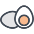 2427865_boiled egg_egg yolk_eggs_hard boiled egg_yolk_icon