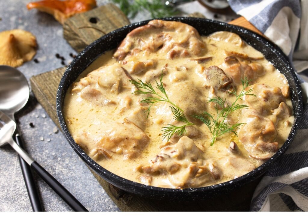 Biltong & Mushroom Pasta
