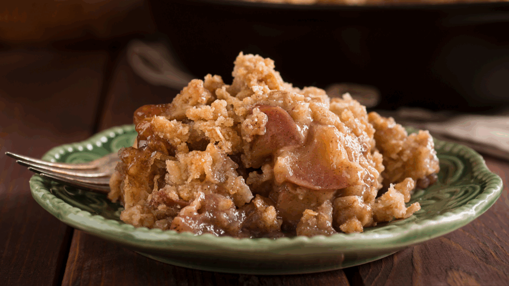 Low Carb Apple, Walnut & Chia Crumble