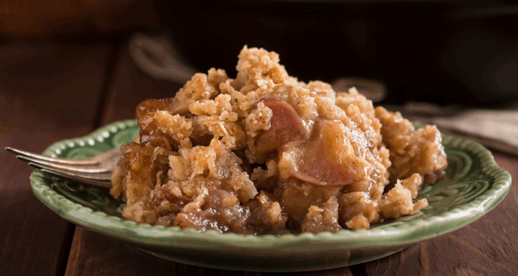 Low Carb Apple, Walnut & Chia Crumble