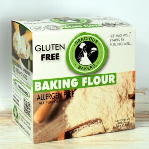 Gracious Bakers Allergen-Free Baking Flour (All Purpose)- 100% Gluten-Free, Vegan, Dairy-Free, Sugar-Free, Plant based, Non-GMO, Nutrient-Enriched<br><small>600Gr, 5Kg & 25Kg</small>