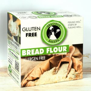Gracious Bakers Allergen-Free Bread Flour – 100% Gluten-Free, Vegan, Dairy-Free, Sugar-Free, Plant based, Non-GMO, Nutrient-Enriched <br><small>600Gr, 5Kg & 25Kg</small>