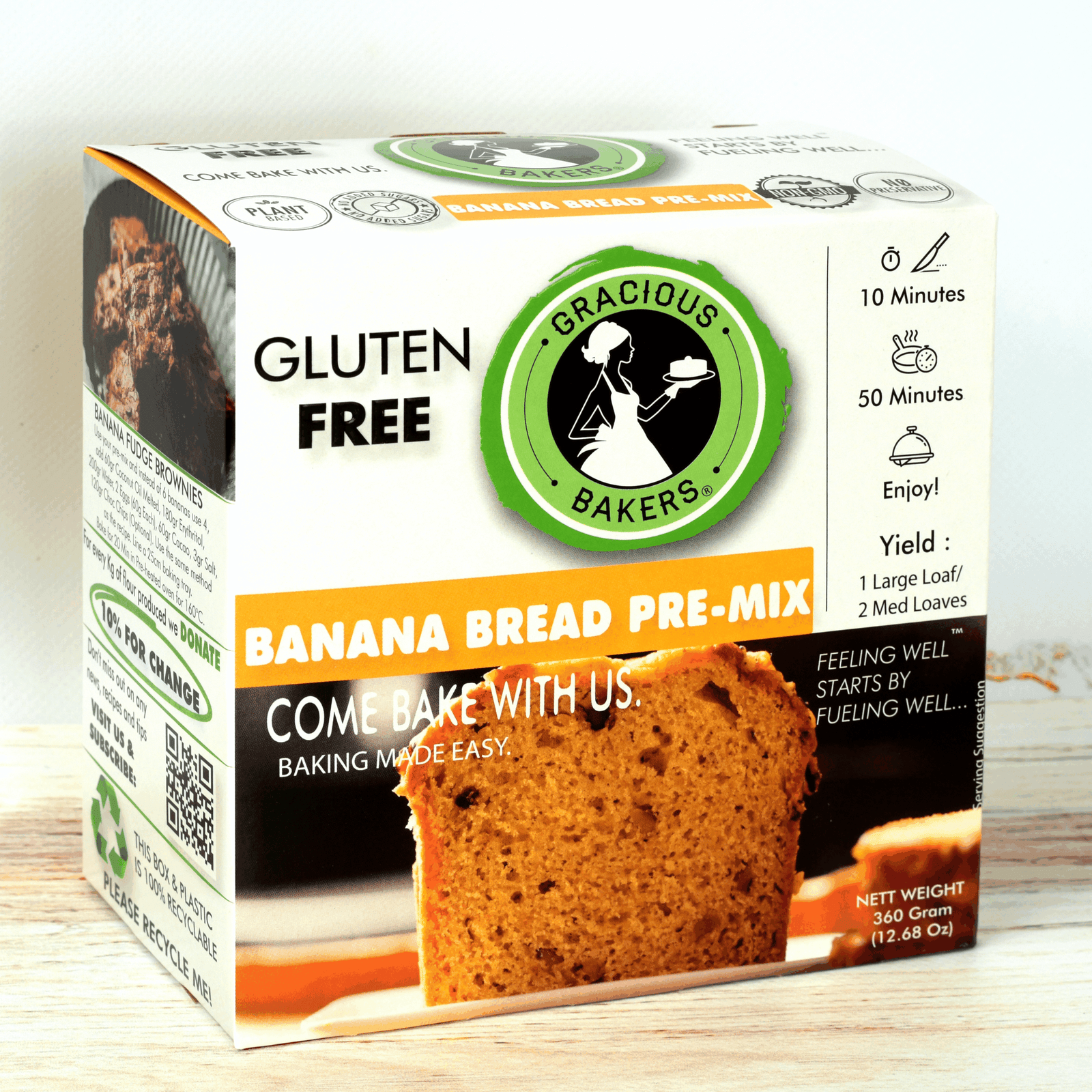 Gracious Bakers, Gluten-Free Banana bread pre-mix