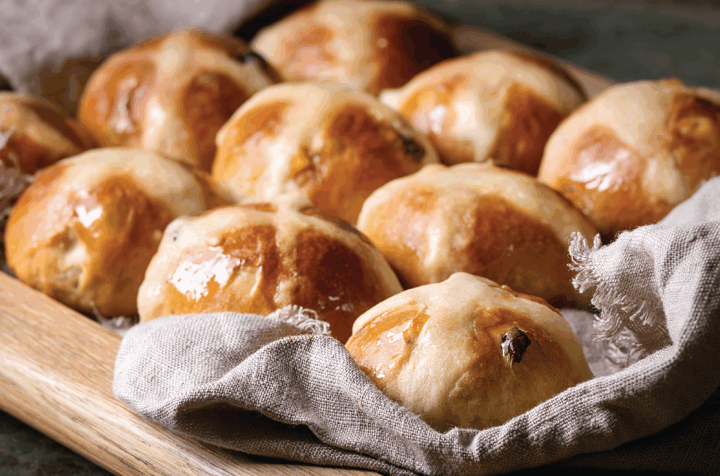 ALLERGEN-FREE HOT CROSS BUNS
