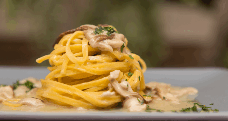Tantalising Tagliatelle – minus the gluten.