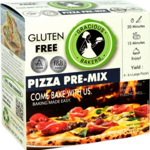 Wholesale Gracious Bakers Allergen-Free Pizza Pre-Mix – 100% Gluten-Free, Vegan, Dairy-Free, Sugar-Free, Plant based, Non-GMO, Nutrient-Enriched<br><small>12x400Gr 5 Kg 25 \Kg</small>