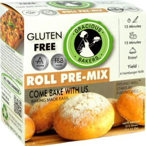 Wholesale Gracious Bakers Vegan Hamburger Roll Pre-Mix – Allergen-Free, 100% Gluten-Free, Dairy-Free, Sugar-Free, Plant based, Non-GMO, Nutrient-Enriched<br><small>12x315Gr</small>